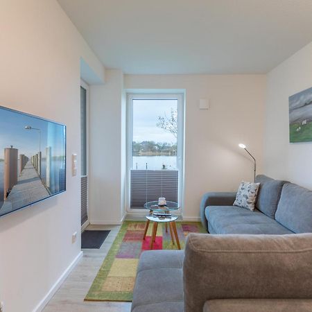 Ferienwohnung "Halligstork" Direkt Am Nordseedeich Mit Blick Auf Den See 北滩岛 外观 照片