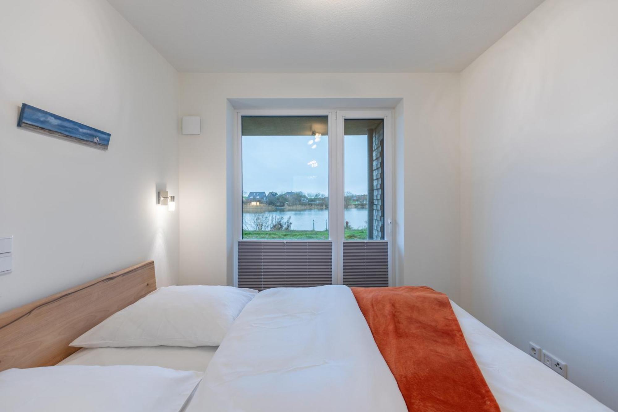 Ferienwohnung "Halligstork" Direkt Am Nordseedeich Mit Blick Auf Den See 北滩岛 外观 照片