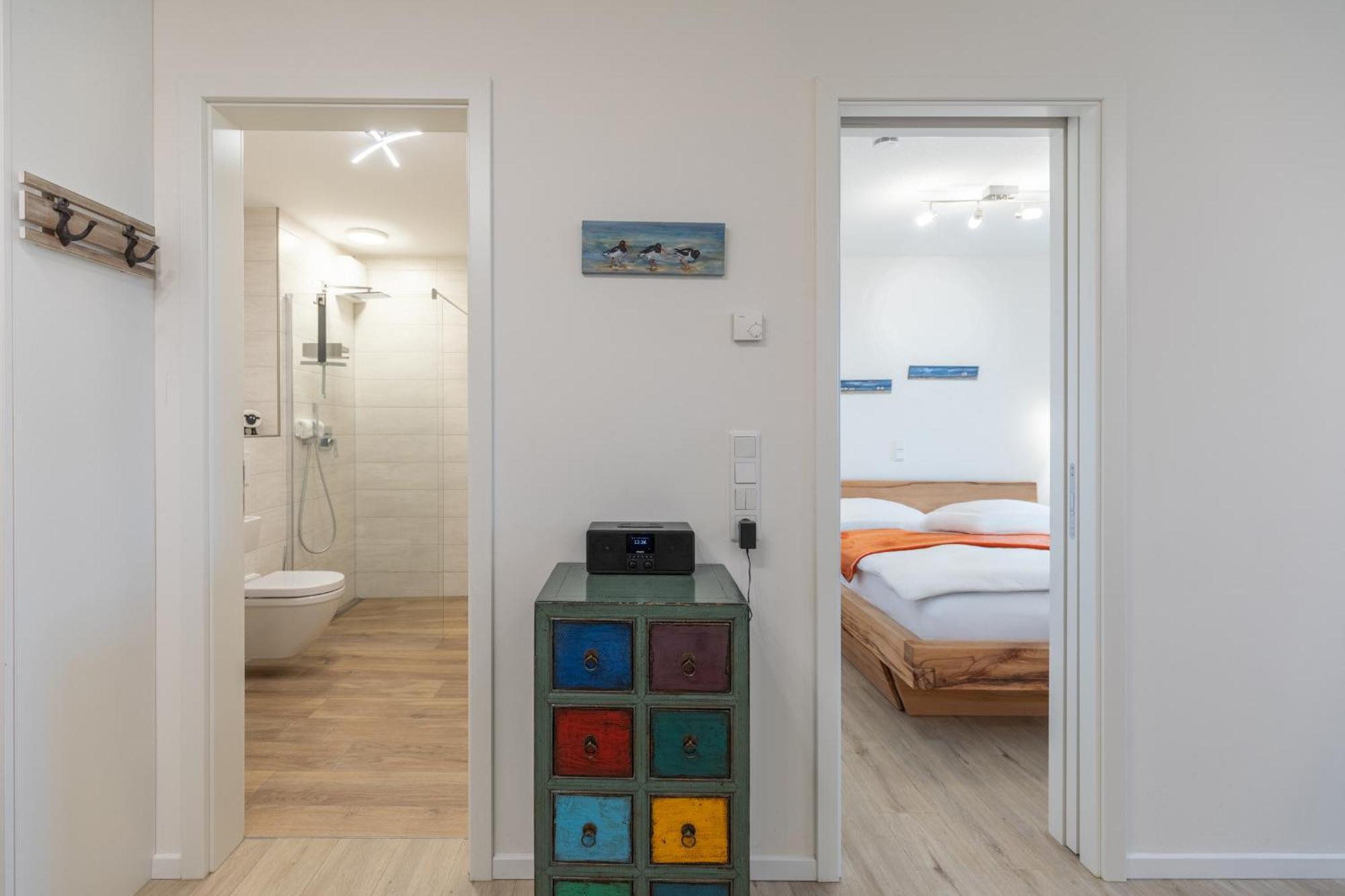Ferienwohnung "Halligstork" Direkt Am Nordseedeich Mit Blick Auf Den See 北滩岛 外观 照片