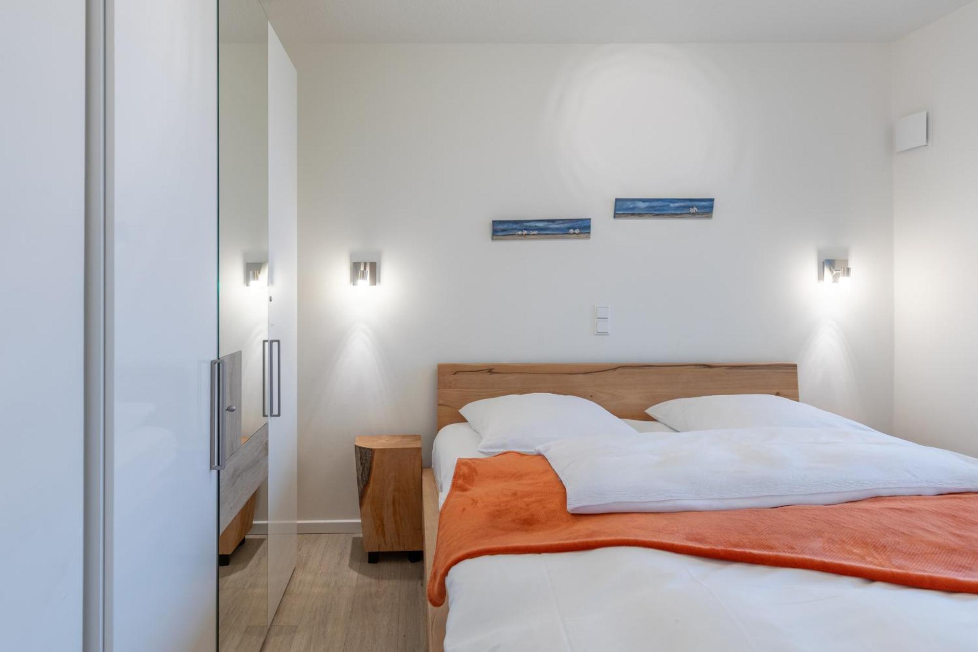 Ferienwohnung "Halligstork" Direkt Am Nordseedeich Mit Blick Auf Den See 北滩岛 外观 照片